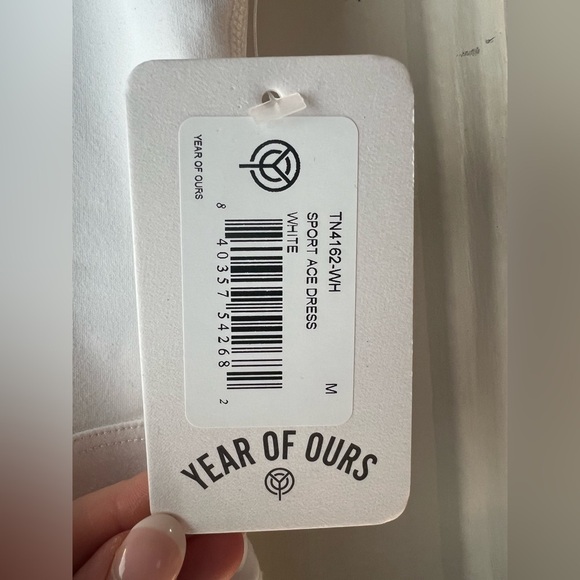 NWT Year of Ours SPORT ACE DRESS White M - Picture 10 of 14